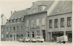 Das Bild zeigt eine Aufnahme der Firma Brandt am Kirchplatz 16 (vor 1961)